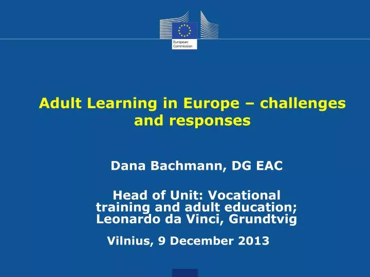 adult learning in europe challenges and responses