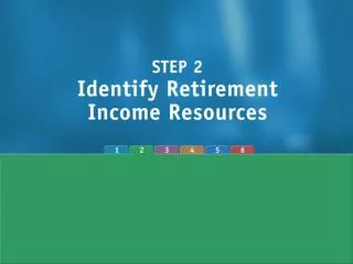Major Retirement Income Sources