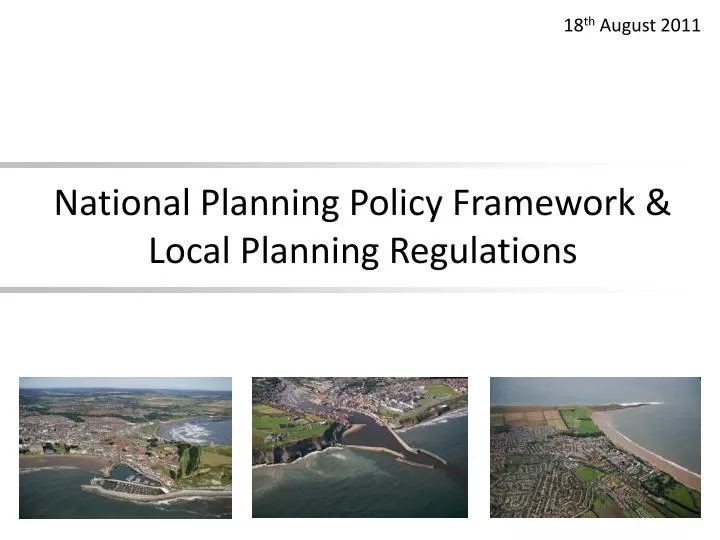 national planning policy framework local planning regulations