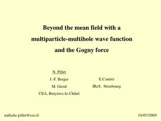 Beyond the mean field with a multiparticle-multihole wave function and the Gogny force