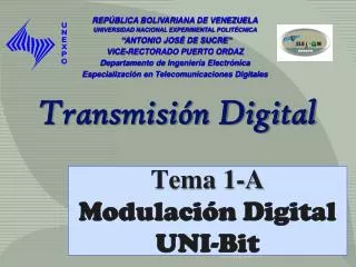 tema 1 a modulaci n digital uni bit