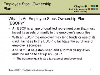 What Is An Employee Stock Ownership Plan (ESOP)?