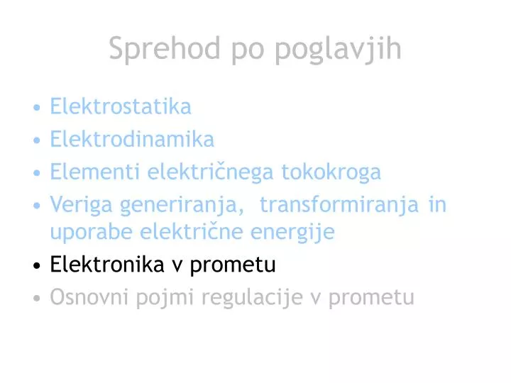 sprehod po poglavjih