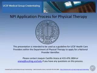 NPI Application Process for Physical Therapy