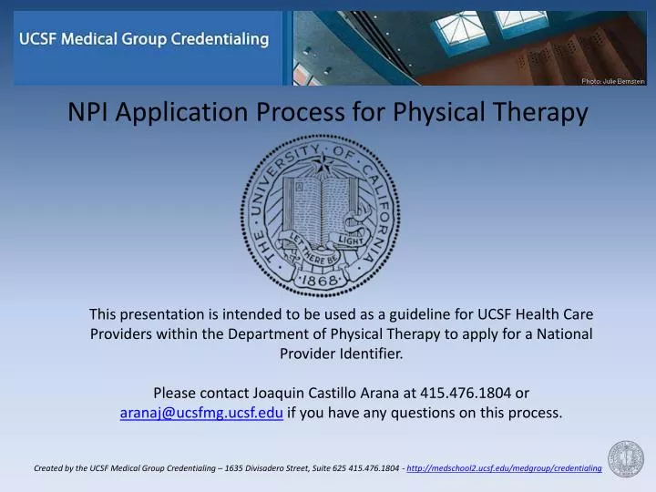 npi application process for physical therapy