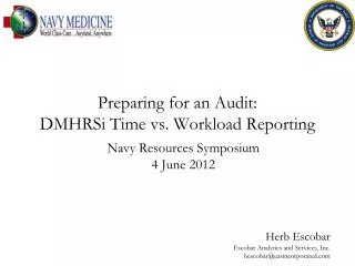 Preparing for an Audit: DMHRSi Time vs. Workload Reporting
