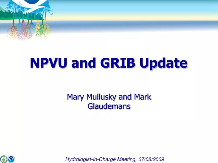 npvu and grib update
