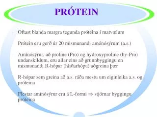 pr tein