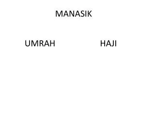 manasik