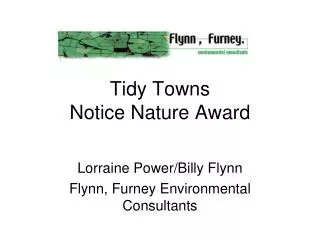 Tidy Towns Notice Nature Award