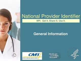 National Provider Identifier