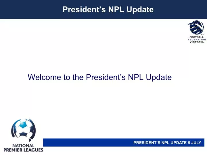 president s npl update