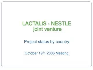 lactalis nestle joint venture