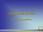 Datové spoje pro UAV - slide 1