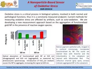 A Nanoparticle-Based Sensor of Oxidative Stress DMR-0934218