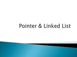 pointer linked list