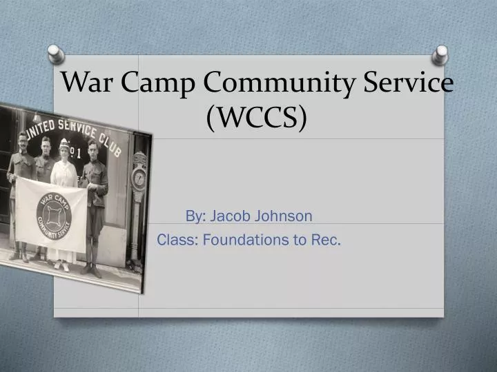 war camp community service wccs