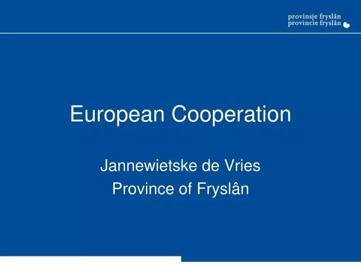 european cooperation