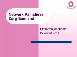 netwerk palliatieve zorg eemland
