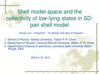 Shell model space and the collectivity of low-lying states in SD-pair shell model