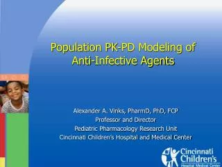 Population PK-PD Modeling of Anti-Infective Agents