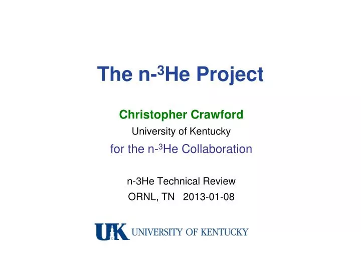 the n 3 he project