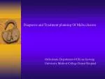 Diagnosis and Treatment planning Of Malocclusion - slide 1