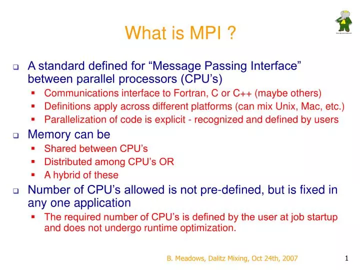 what is mpi