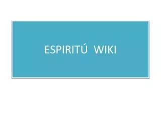 espirit wiki