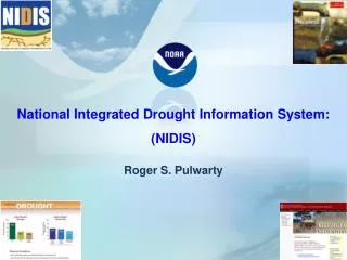 National Integrated Drought Information System: (NIDIS)