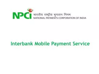 Interbank Mobile Payment Service