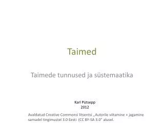 taimed
