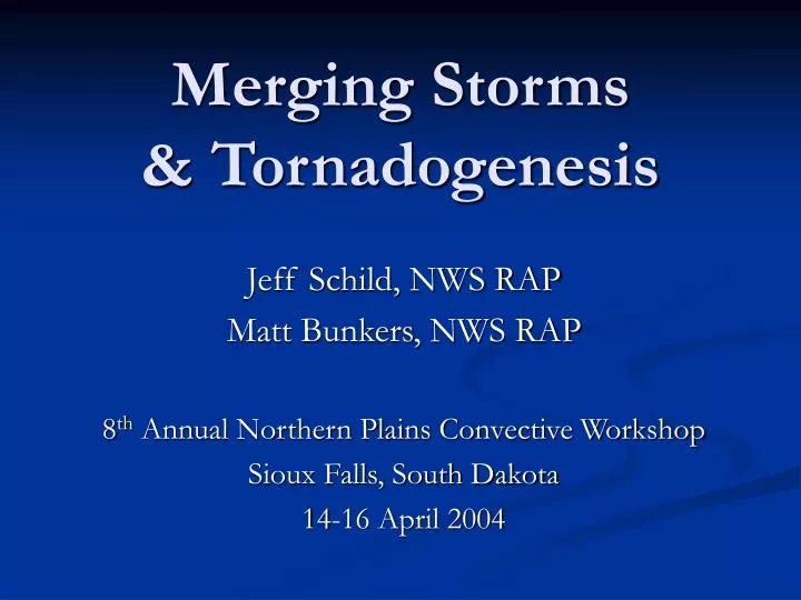 merging storms tornadogenesis