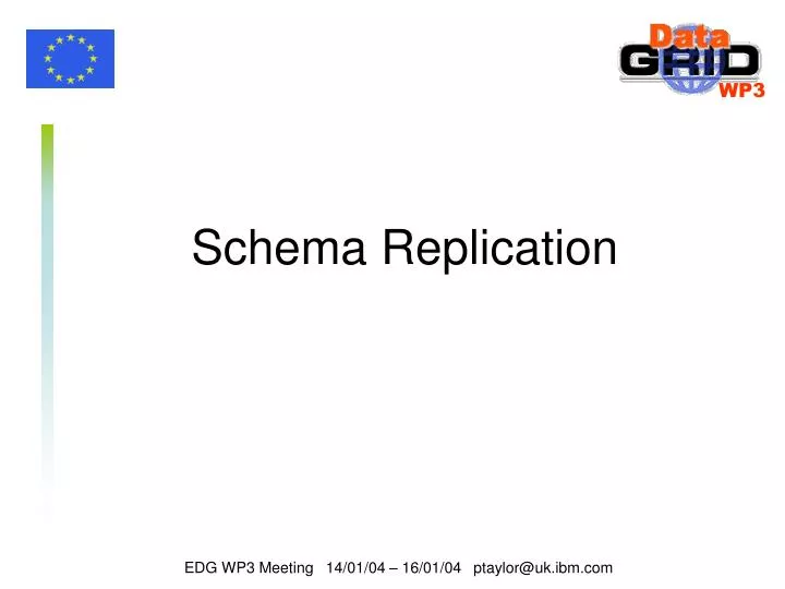 schema replication
