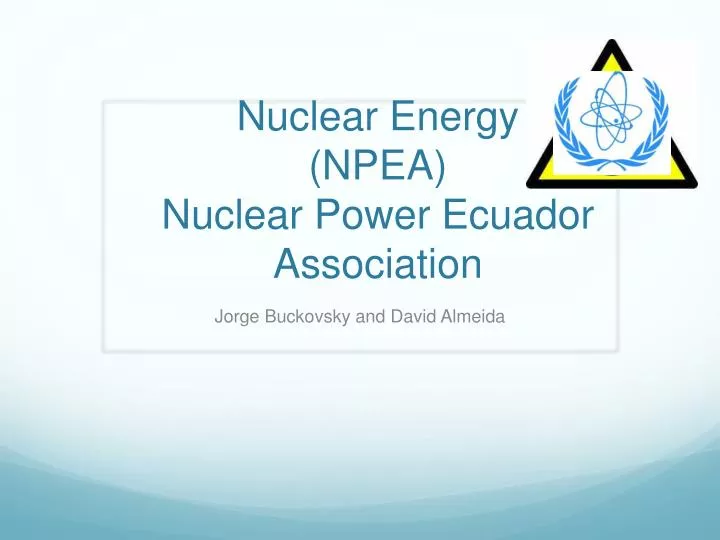 nuclear energy npea nuclear power ecuador association
