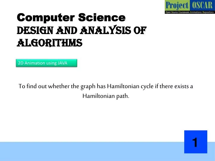 computer science design and analysis of algorithms