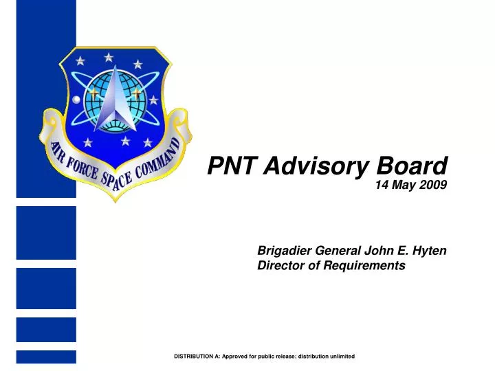 pnt advisory board 14 may 2009