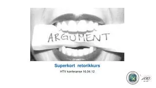 superkort retorikkurs