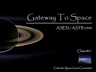 Colorado Space Grant Consortium