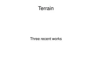 Terrain