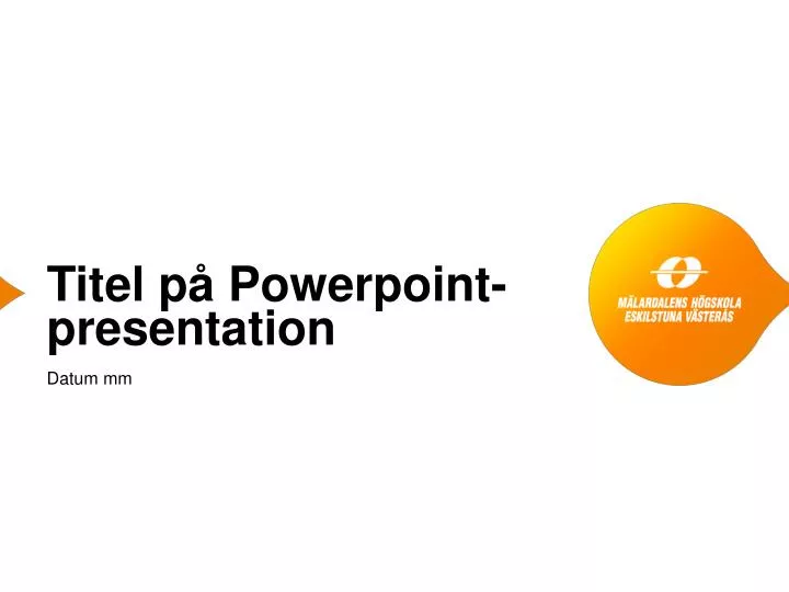 titel p powerpoint presentation