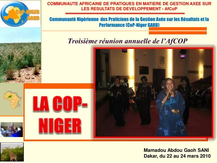 troisi me r union annuelle de l afcop