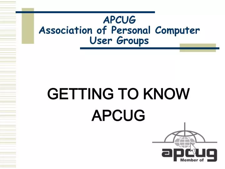 apcug association of personal computer user groups