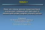 TAXUS V - slide 1