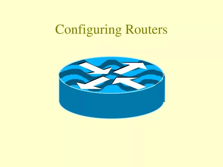 configuring routers