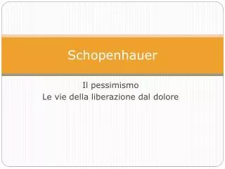 schopenhauer