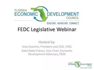 FEDC Legislative Webinar