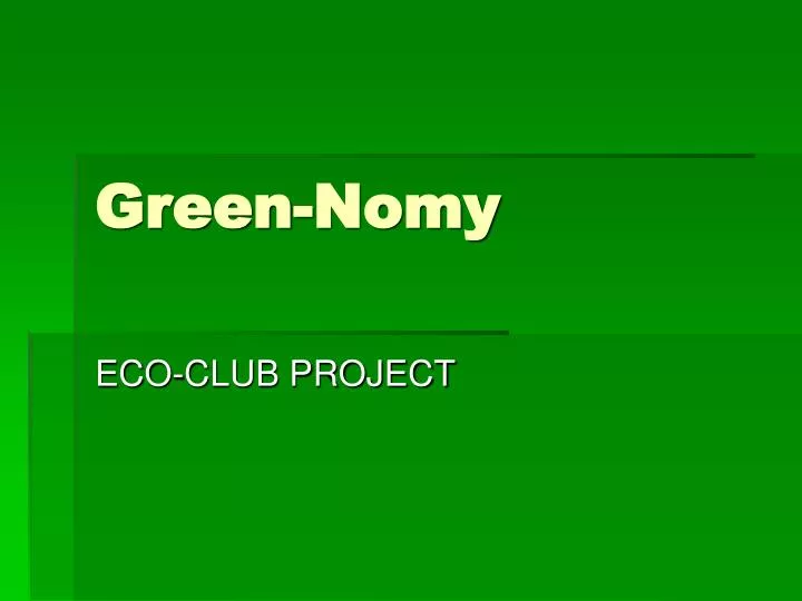 green nomy