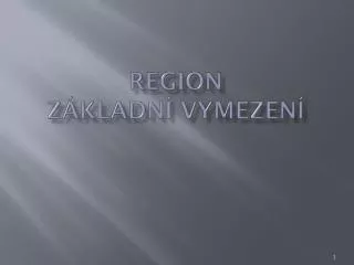 region z kladn vymezen