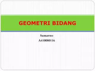 geometri bidang